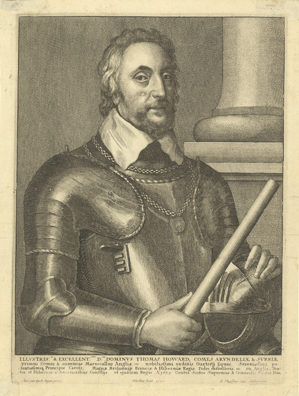 Václav Hollar - Sir Thomas Howard, hrabě z Arundelu, podle Anthonise van Dycka, 1640