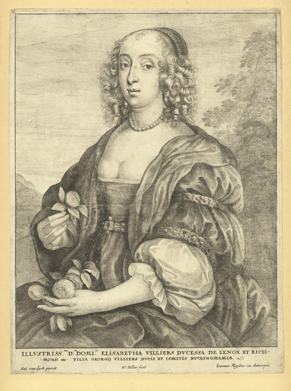Václav Hollar - Vévodkyně z Lenoxu, podle Anthonise van Dycka 