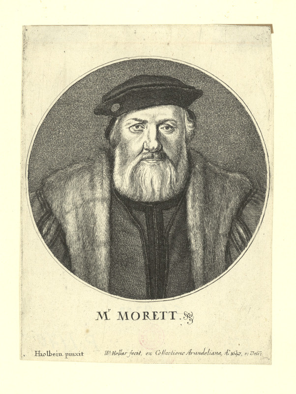 Václav Hollar - M. Morett, podle Hanse Holbeina 