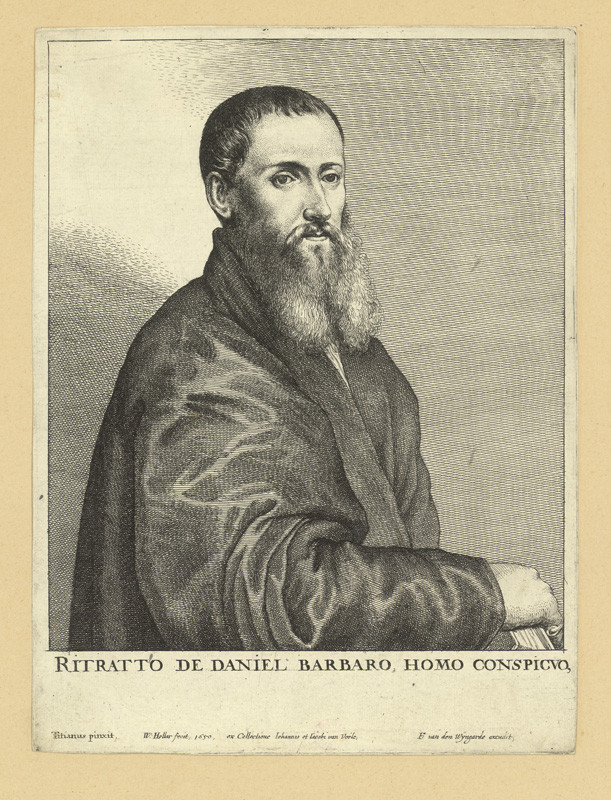 Václav Hollar - Daniel Barbaro, podle Tiziana 