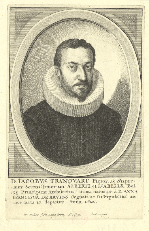Václav Hollar - Jacobus Franquart, podle Anny Franciscy de Bruyns 