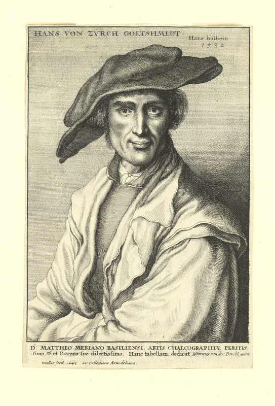 Václav Hollar - Hans von Zürich, podle Hanse Holbeina