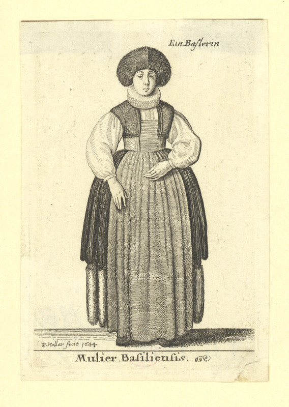 Václav Hollar - Mulier Basiliensis / Žena z Basileje 